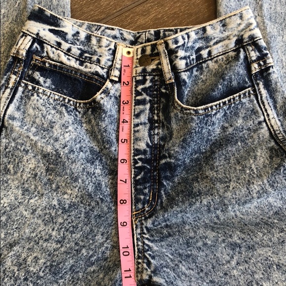 (Sold) Vintage JOAN D'ARC High Rise Acid Washed Mo - Picture 3 of 8